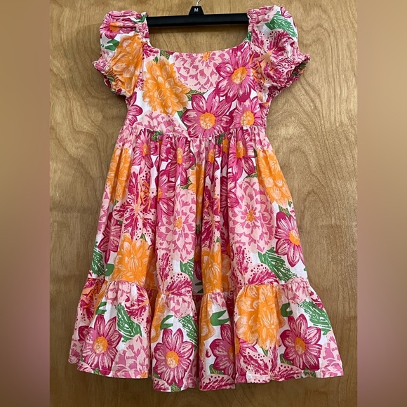 J by Joie Floral Pink and Orange  Dress 5 - Picture 1 of 5